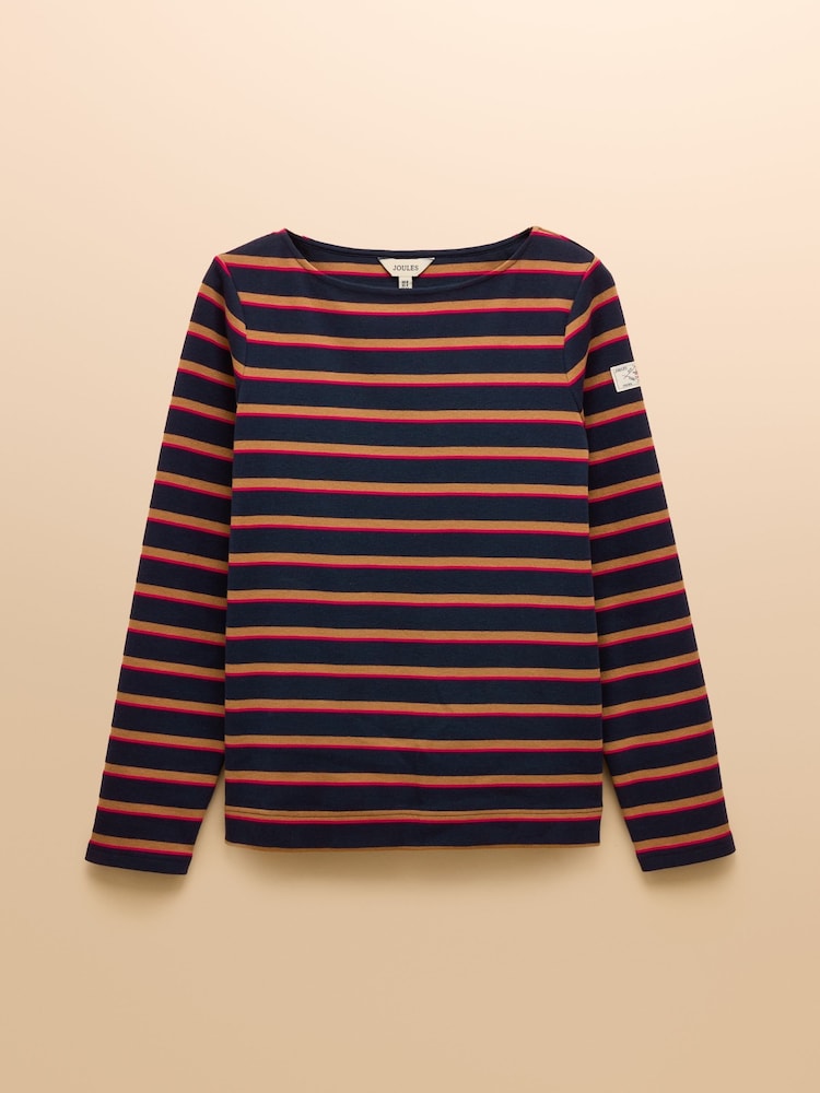Joules Harbour - Tan/Navy Multi