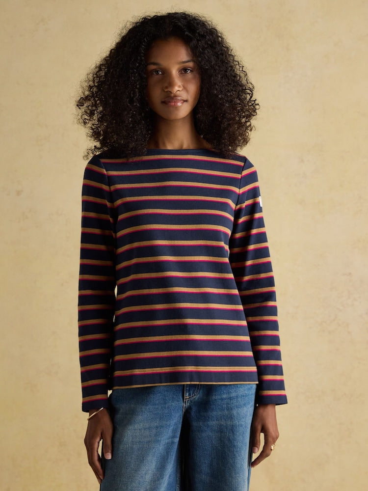 Joules Harbour - Tan/Navy Multi