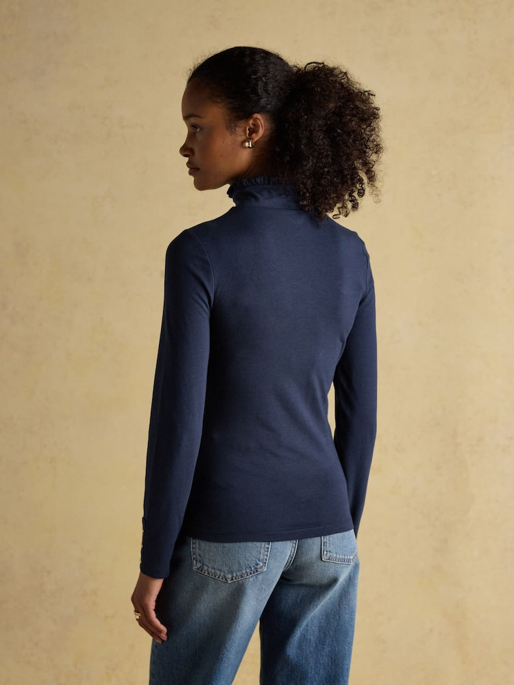Joules Amy Frill Neck - Navy