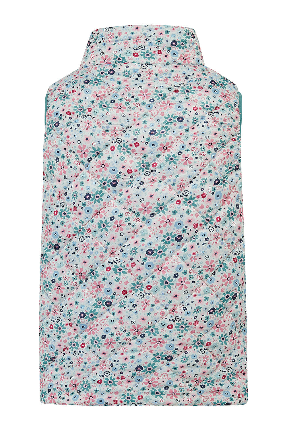 Lighthouse Amber Reversible Gilet - Teal Floral