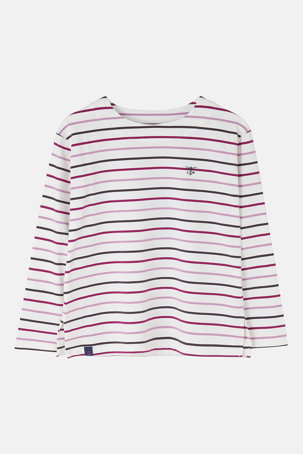 Lighthouse Ladies Causeway II Top - Cranberry/Pink Stripe