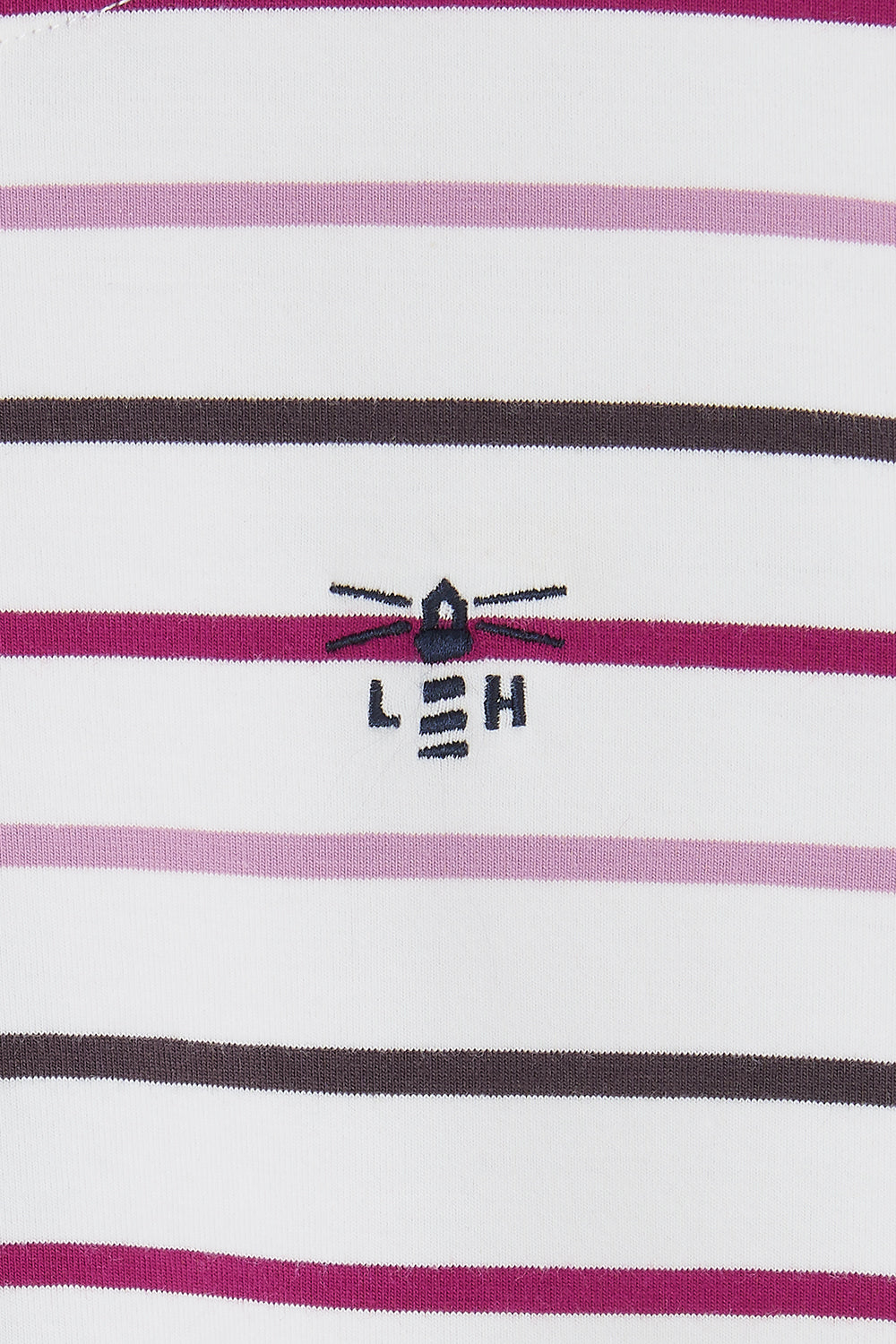 Lighthouse Ladies Causeway II Top - Cranberry/Pink Stripe