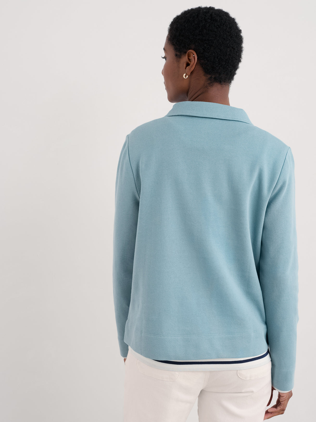Seasalt Clear Wing Sweatshirt - Hail