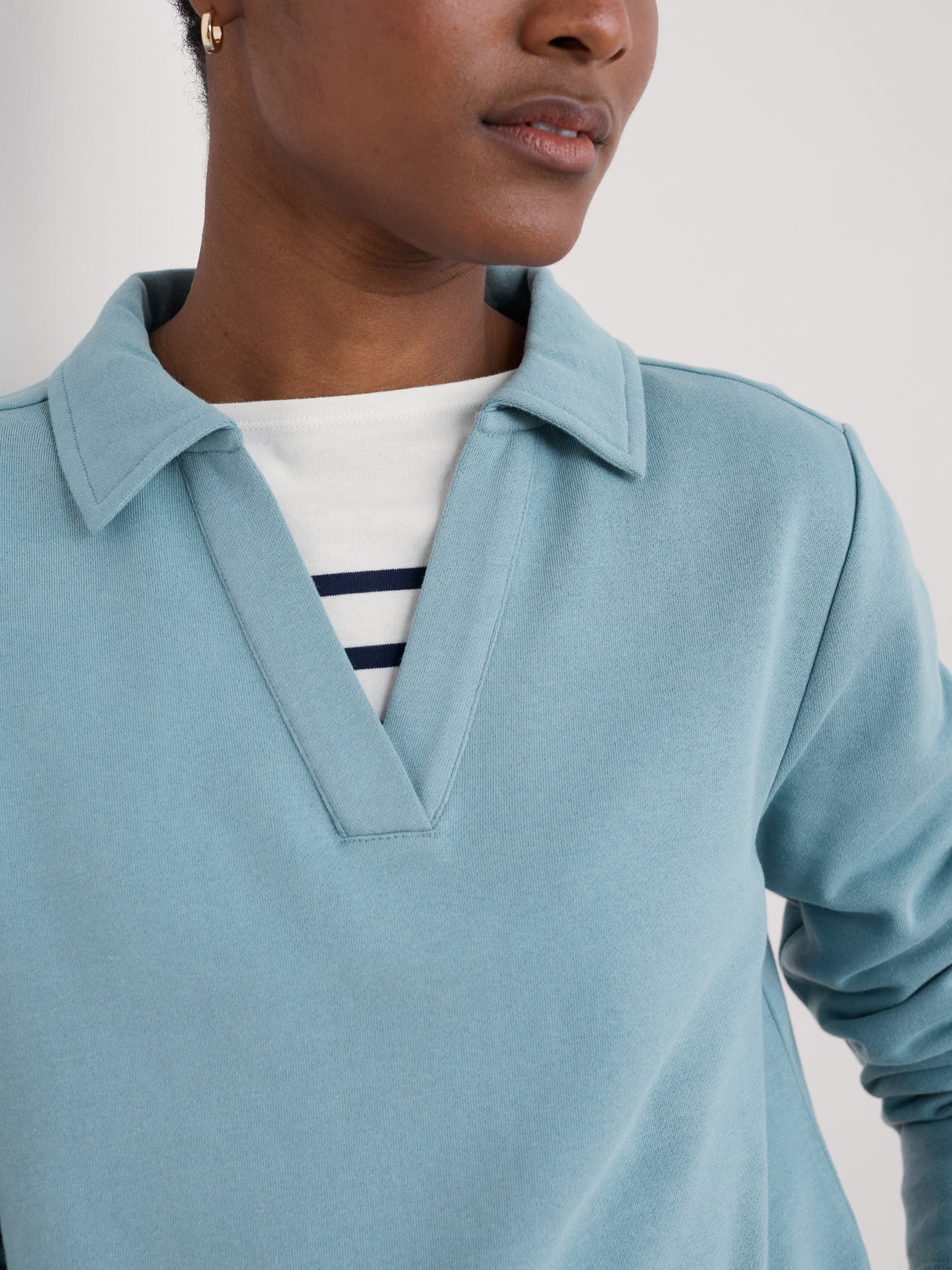 Seasalt Clear Wing Sweatshirt - Hail