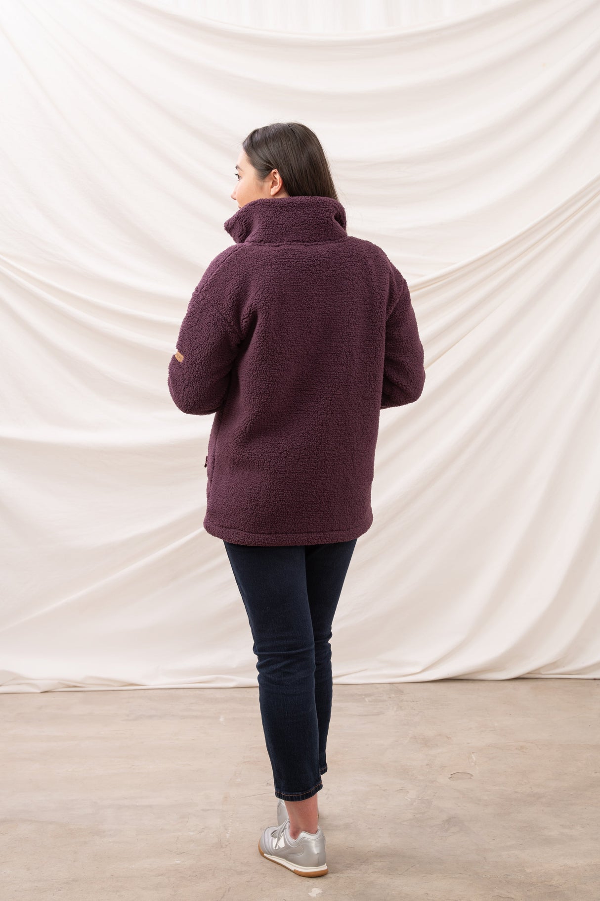 Lighthouse Ladies Cobh Full Zip Fleece - Cranberry