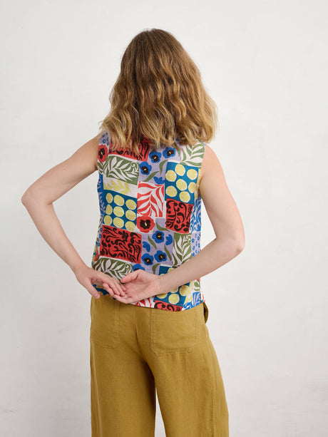 Seasalt Colour Study Top - Headland Patchwork Mix