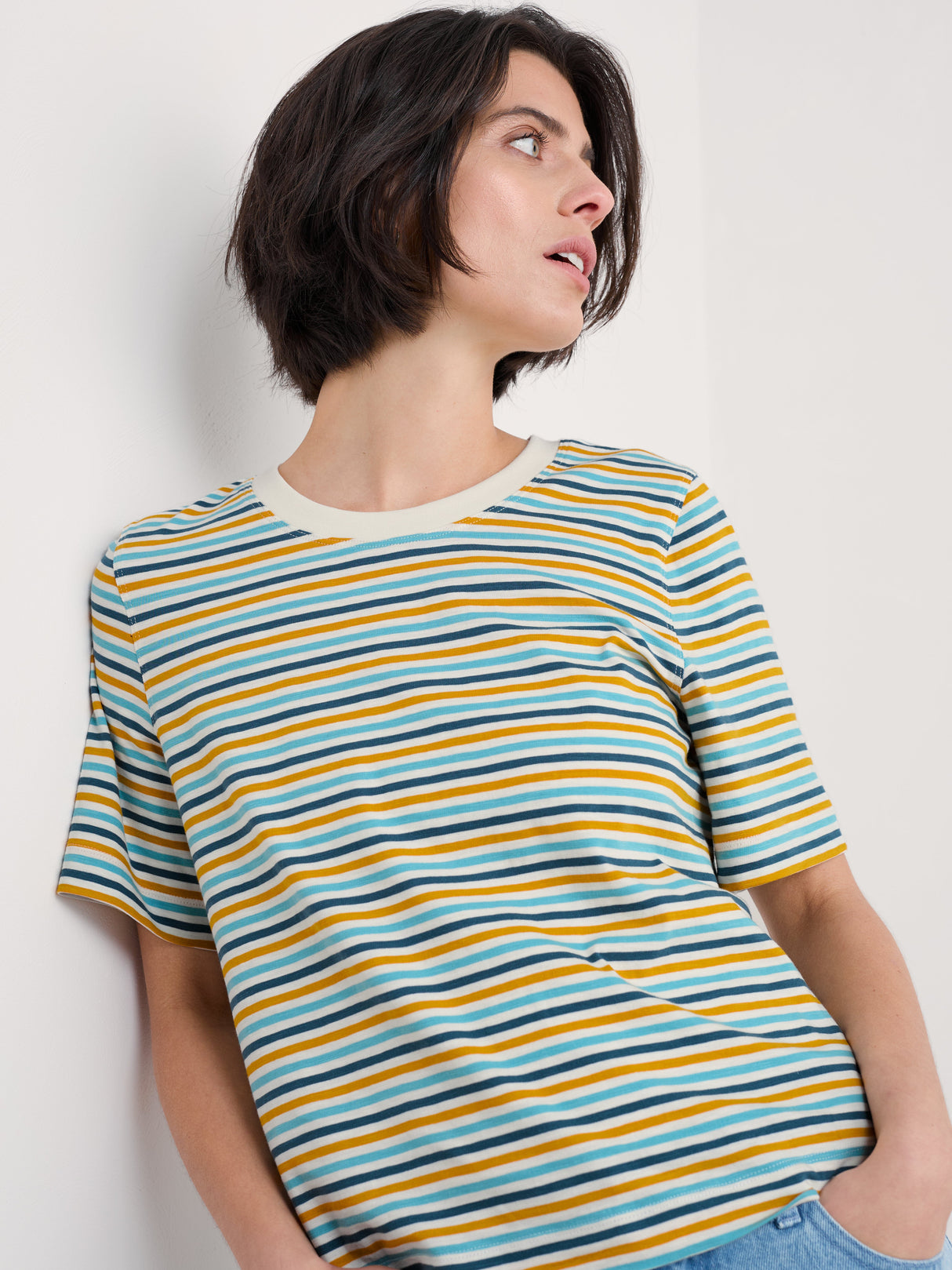 Seasalt Copseland T-Shirt - Pellitras Tumeric*