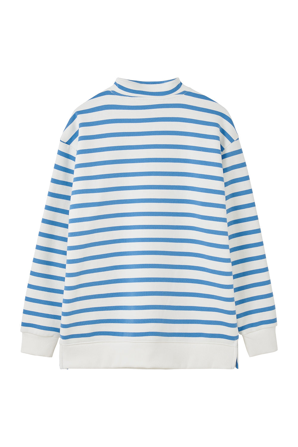 Lighthouse Coral Jersey - Marine Blue Stripe