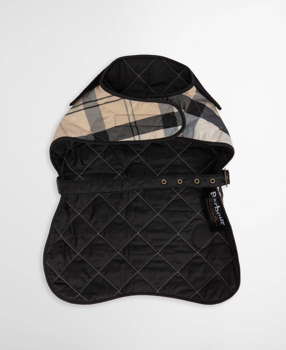 Barbour Tartan Dog Coat - Safari Tartan