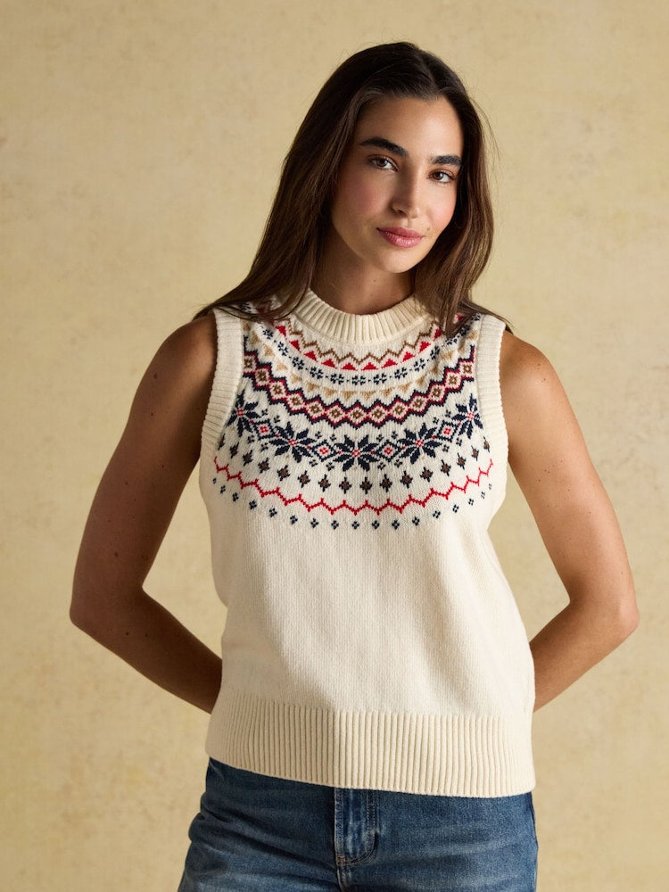 Joules Alba Tank - Cream*