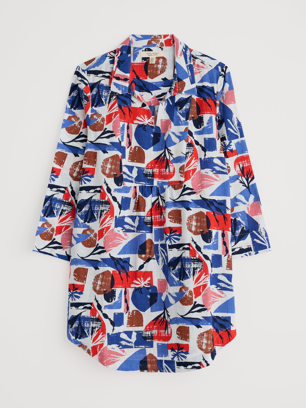 Seasalt Fal Water Tunic - Marine Forms Chalk