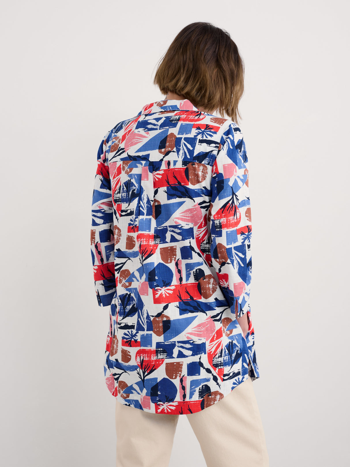 Seasalt Fal Water Tunic - Marine Forms Chalk