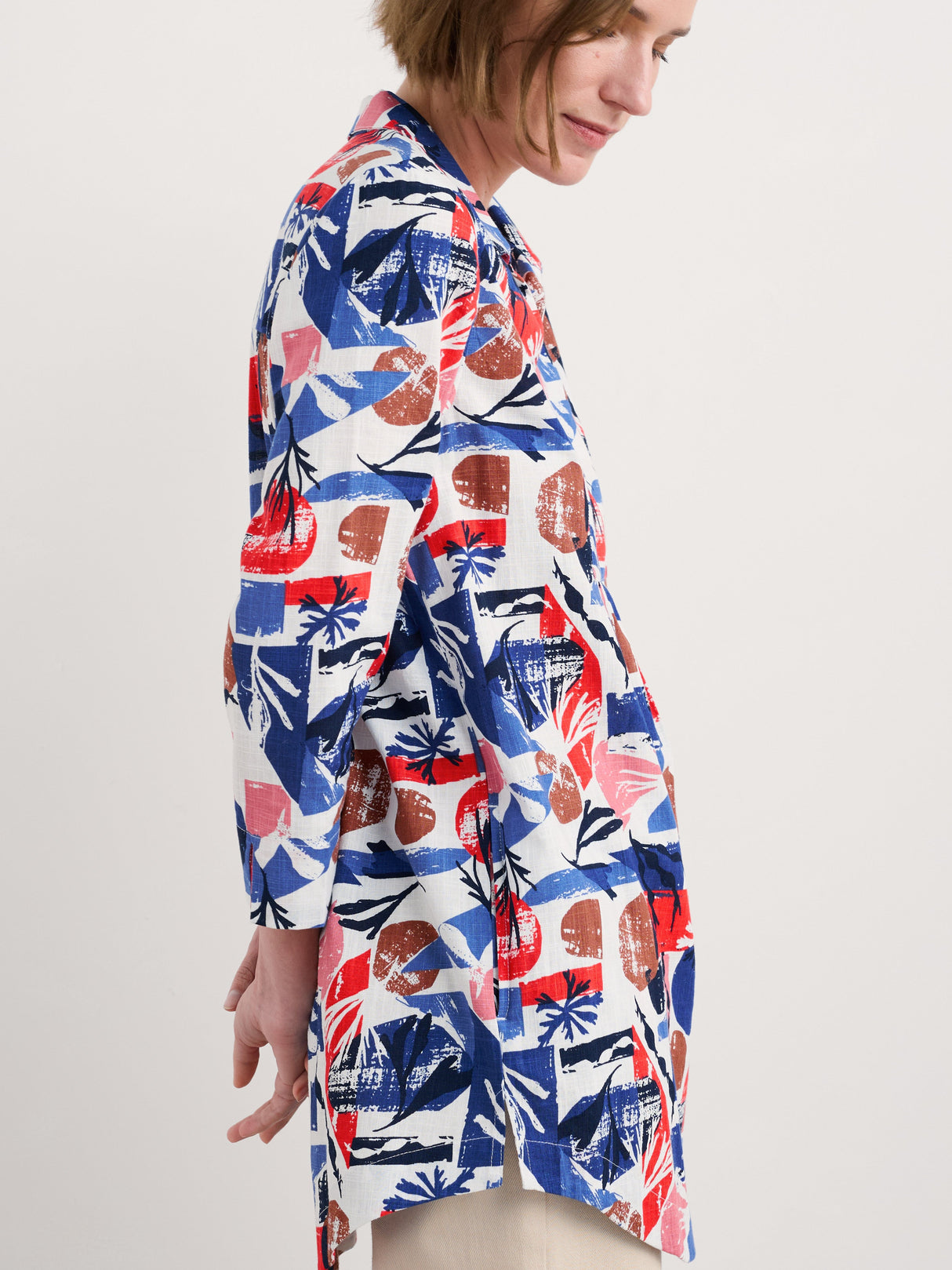 Seasalt Fal Water Tunic - Marine Forms Chalk