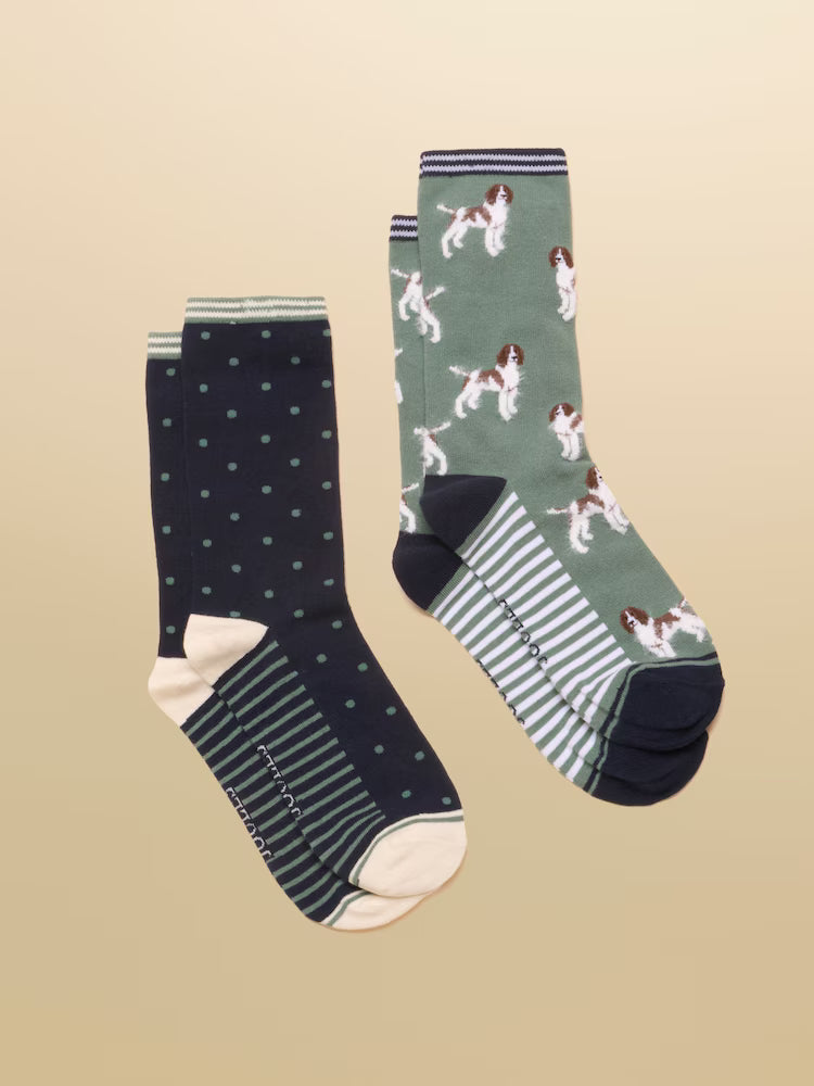 Joules Everyday - Green Beagle