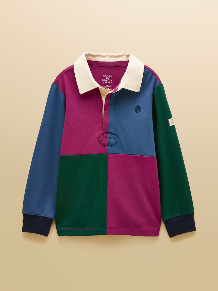 Joules Rugby Shirt - Colourblock