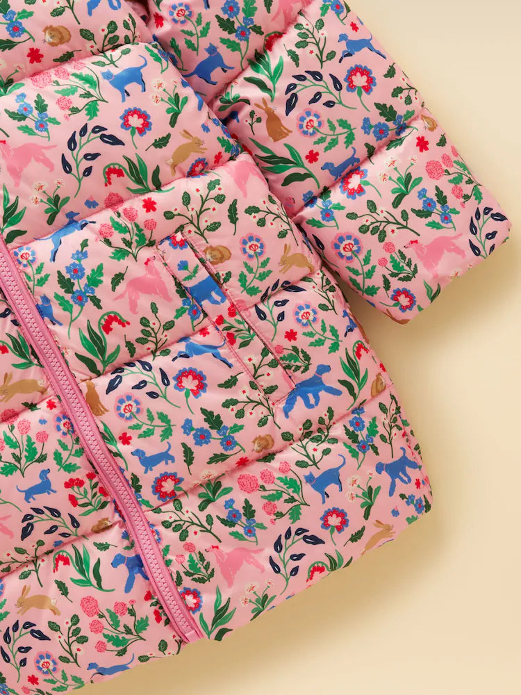 Joules Cairn Longline - Pink Floral