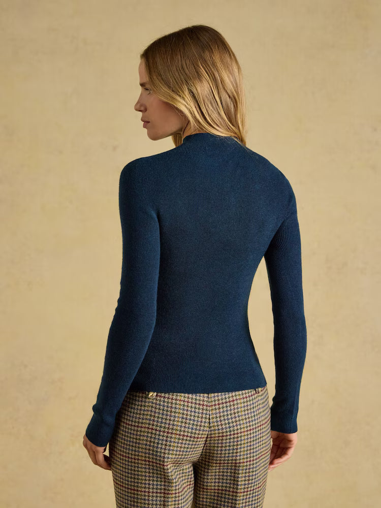 Joules Seamless Knitted Base Layer - Petrol