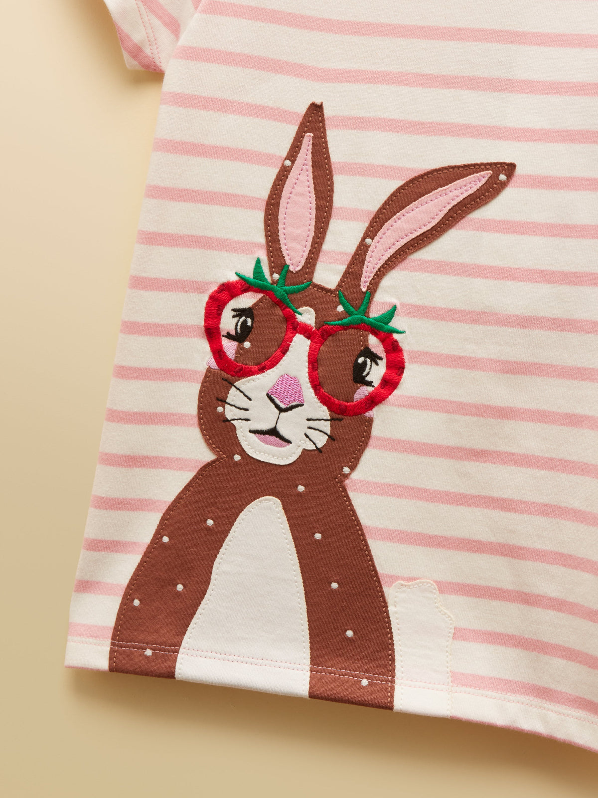 Joules Astra Bunny T-Shirt - Pink