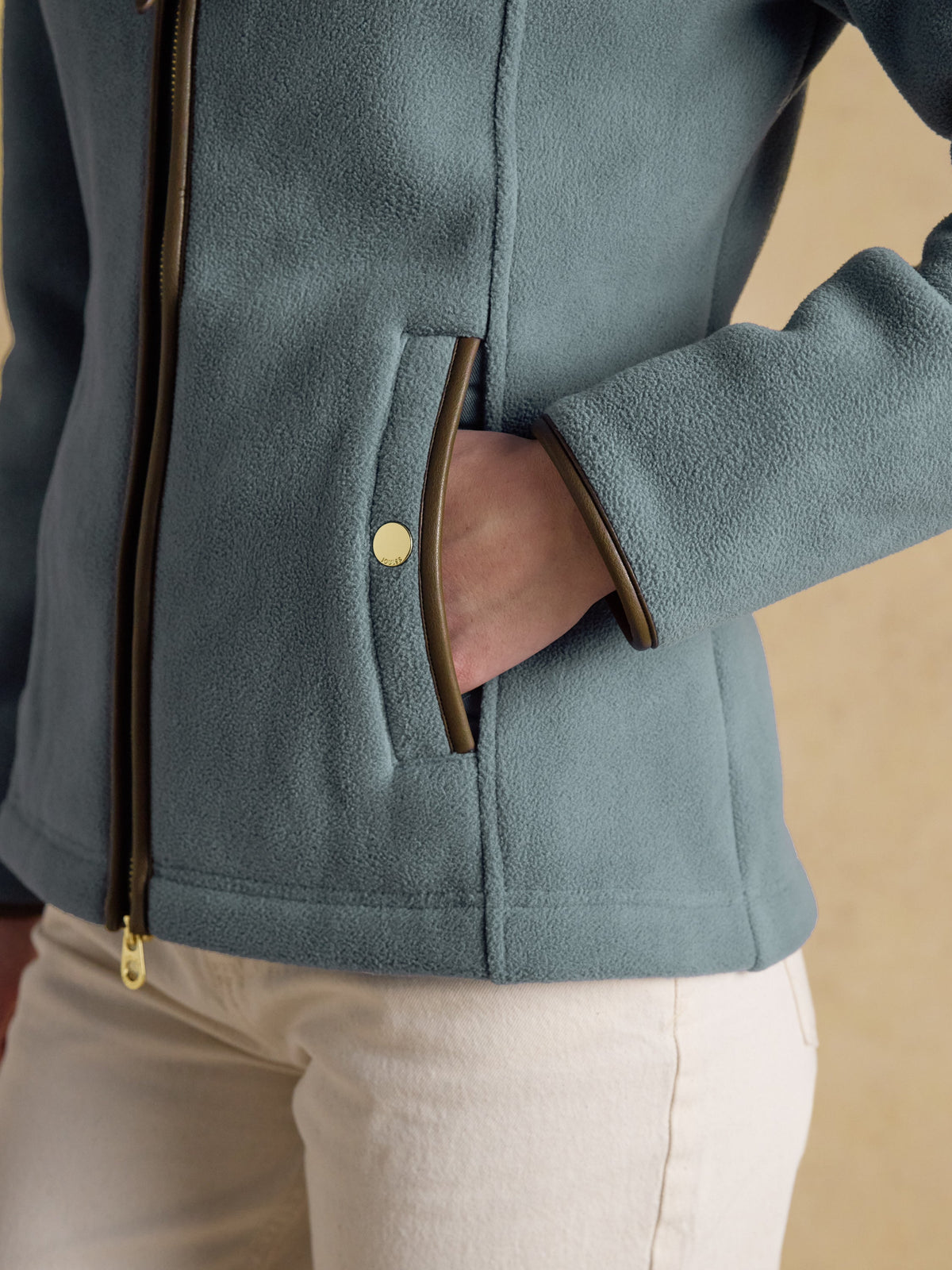Joules Heritage Zip Fleece - Blue