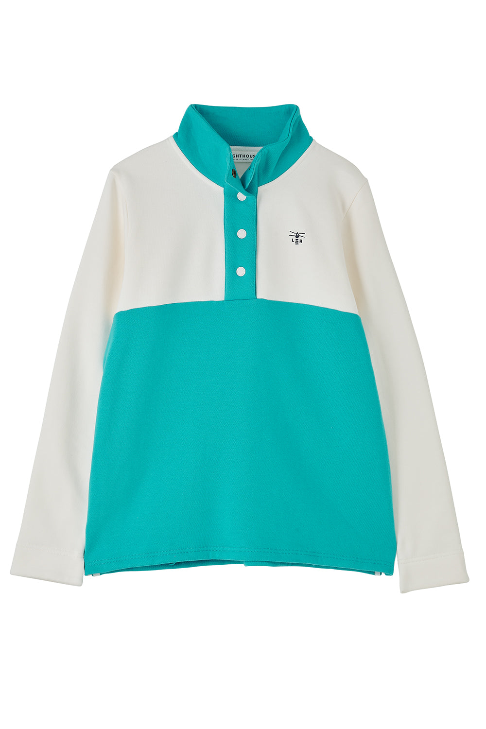 Lighthouse Haven Jersey - Coconut/Soft Teal