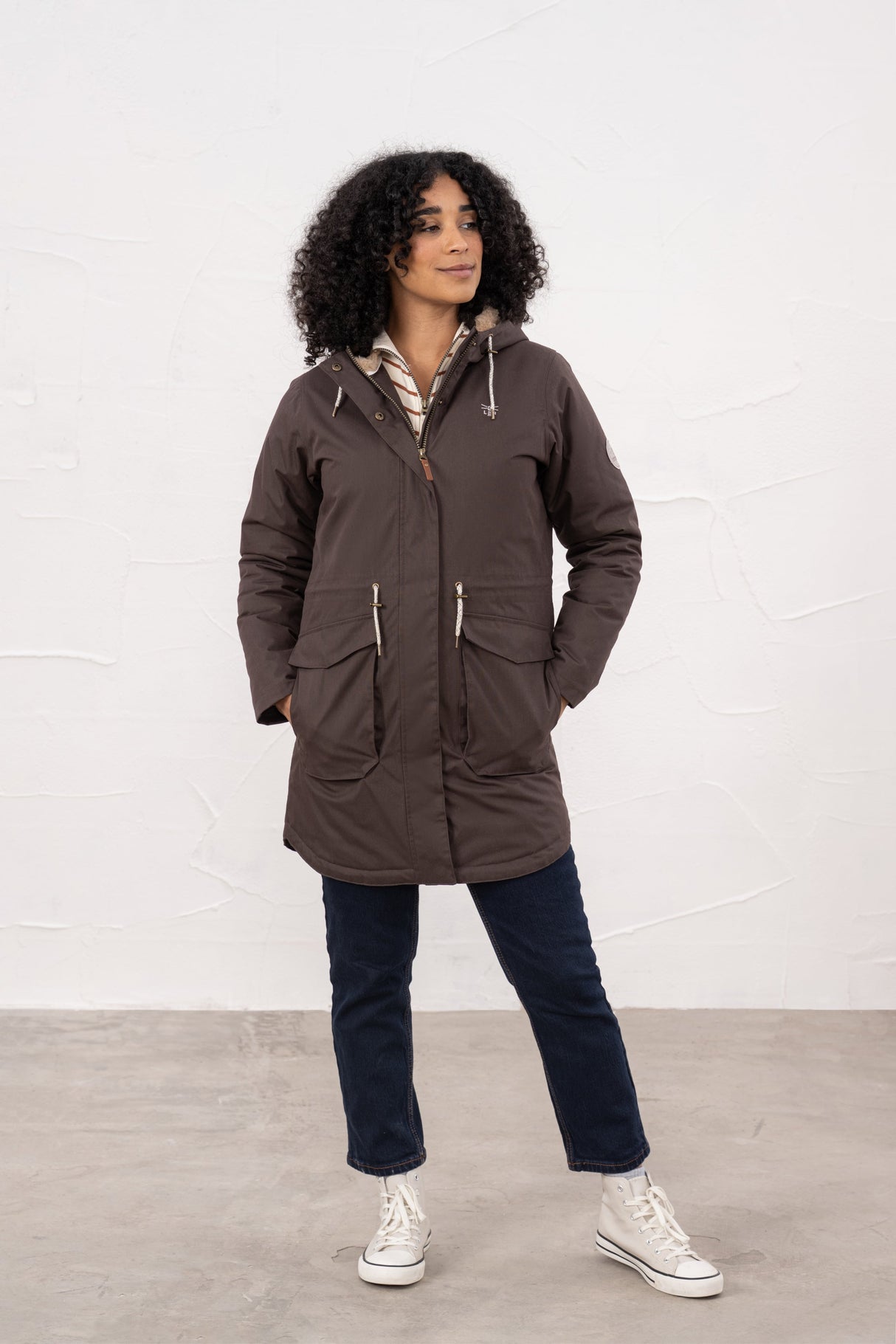 Lighthouse Isobel Ladies Coat - Cocoa