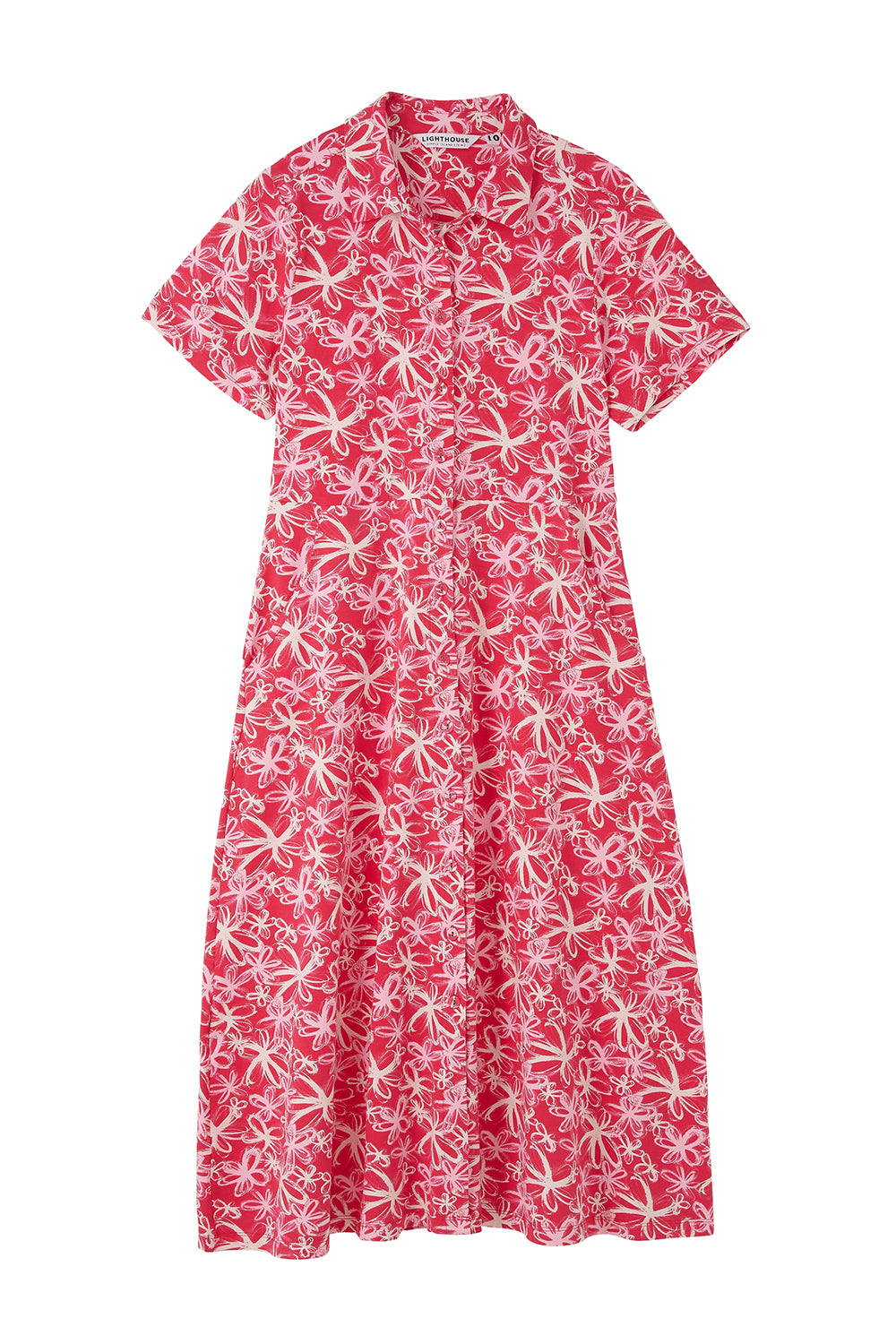Lighthouse Keira Dress - Raspberry
 Floral
