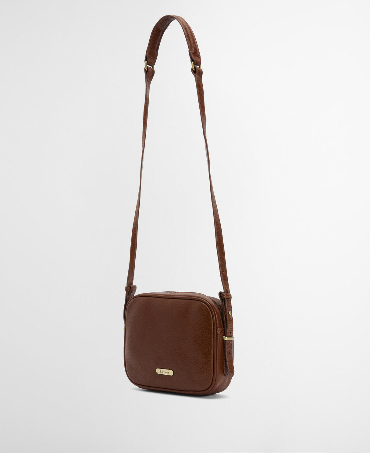 Barbour Daphne Leather Crossbody Bag - Brown