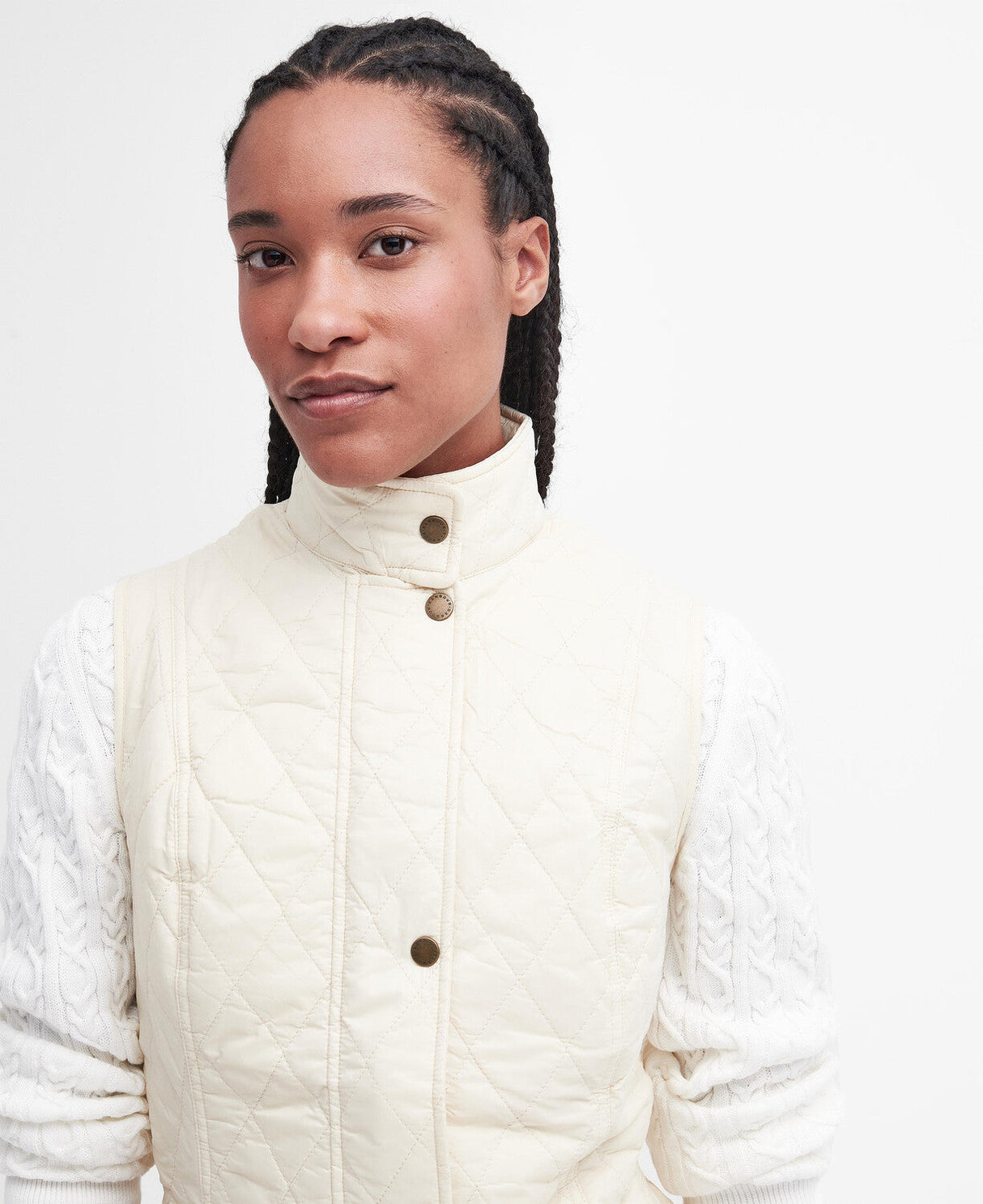 Barbour Otterburn Quilted Gilet - Summer Pearl