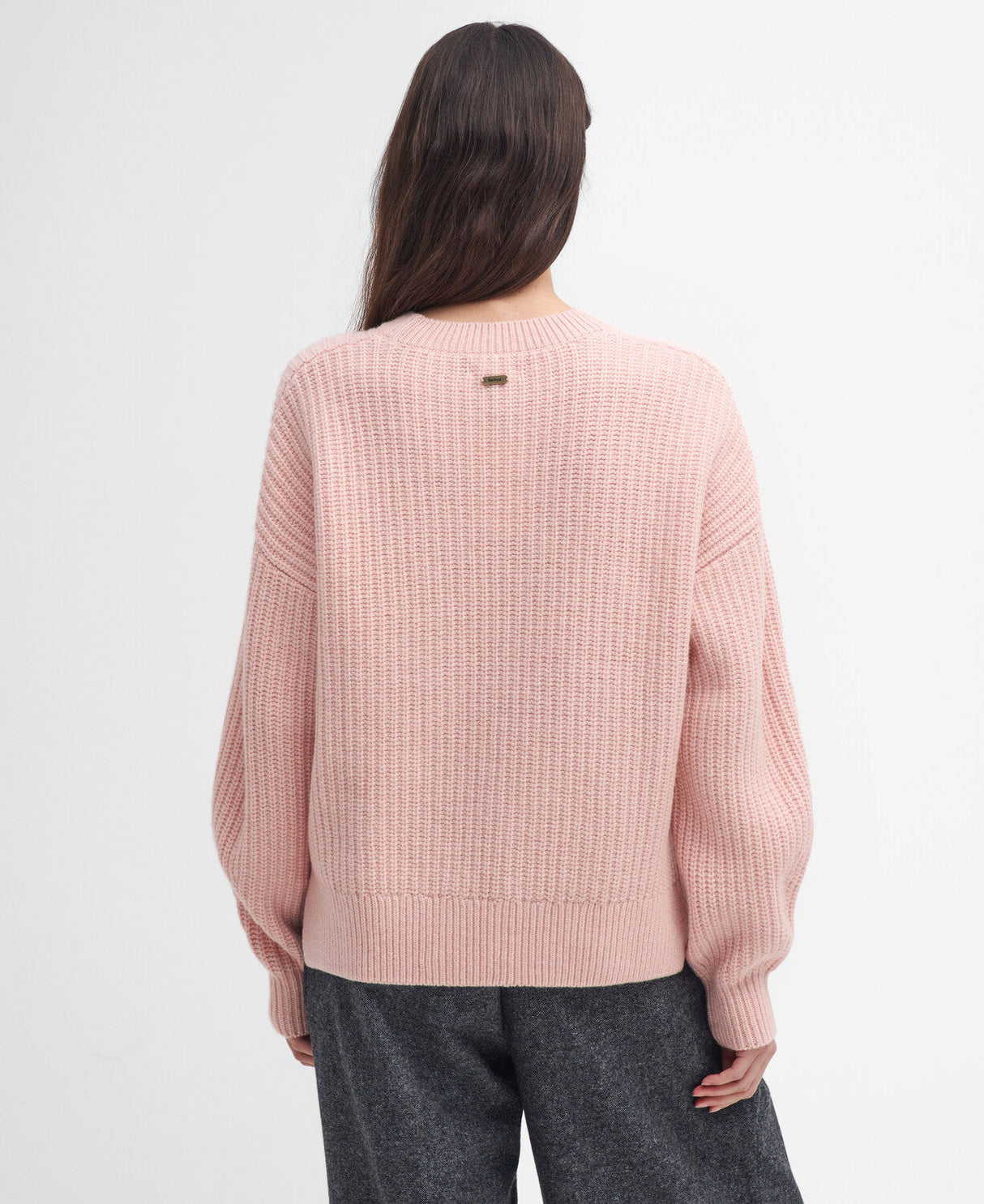 Barbour Scarlett Knitted Jumper - Mahogany Rose