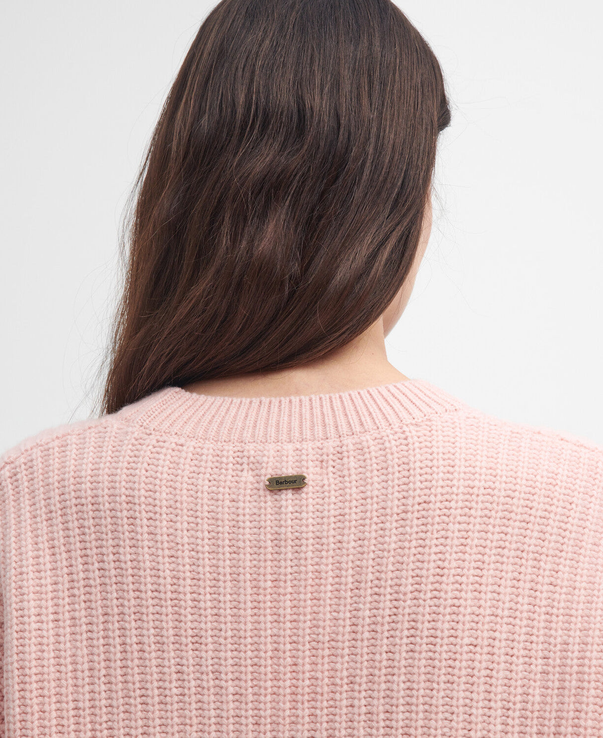 Barbour Scarlett Knitted Jumper - Mahogany Rose