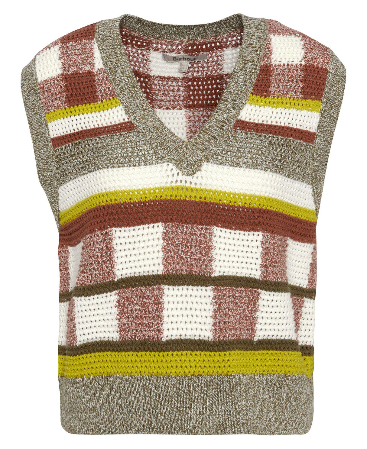 Barbour Maddie Sleeveless Knitted Jumper - Multi