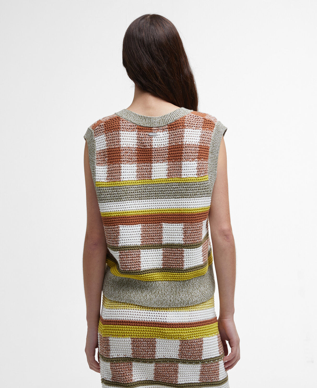Barbour Maddie Sleeveless Knitted Jumper - Multi
