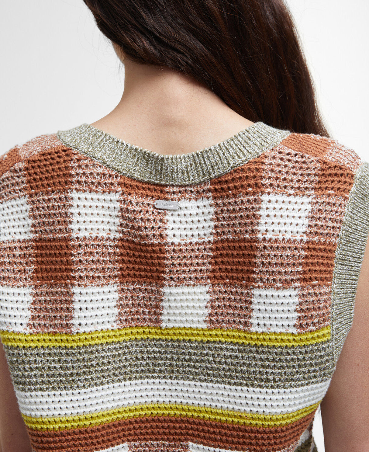 Barbour Maddie Sleeveless Knitted Jumper - Multi