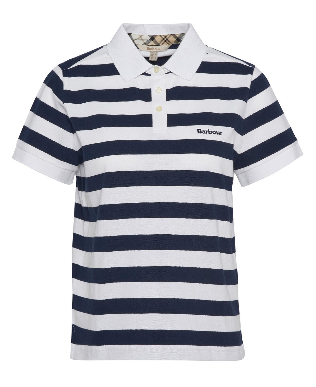 Barbour Ashbourne Stripe Polo Top - Navy Stripe