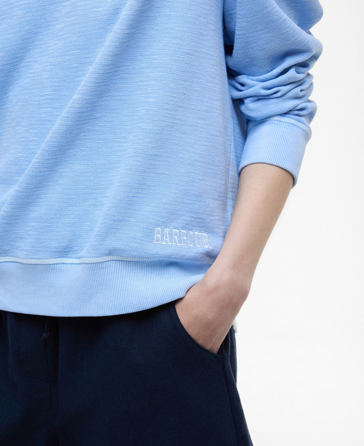 Barbour Aurelia Sweatshirt - Breeze Blue