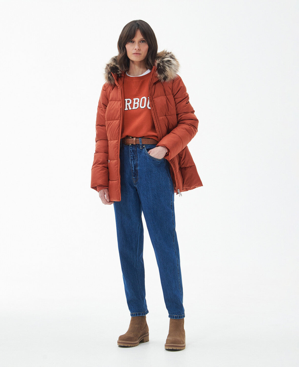 Barbour Midhurst Quilt Jacket - Spiced Pumpkin*