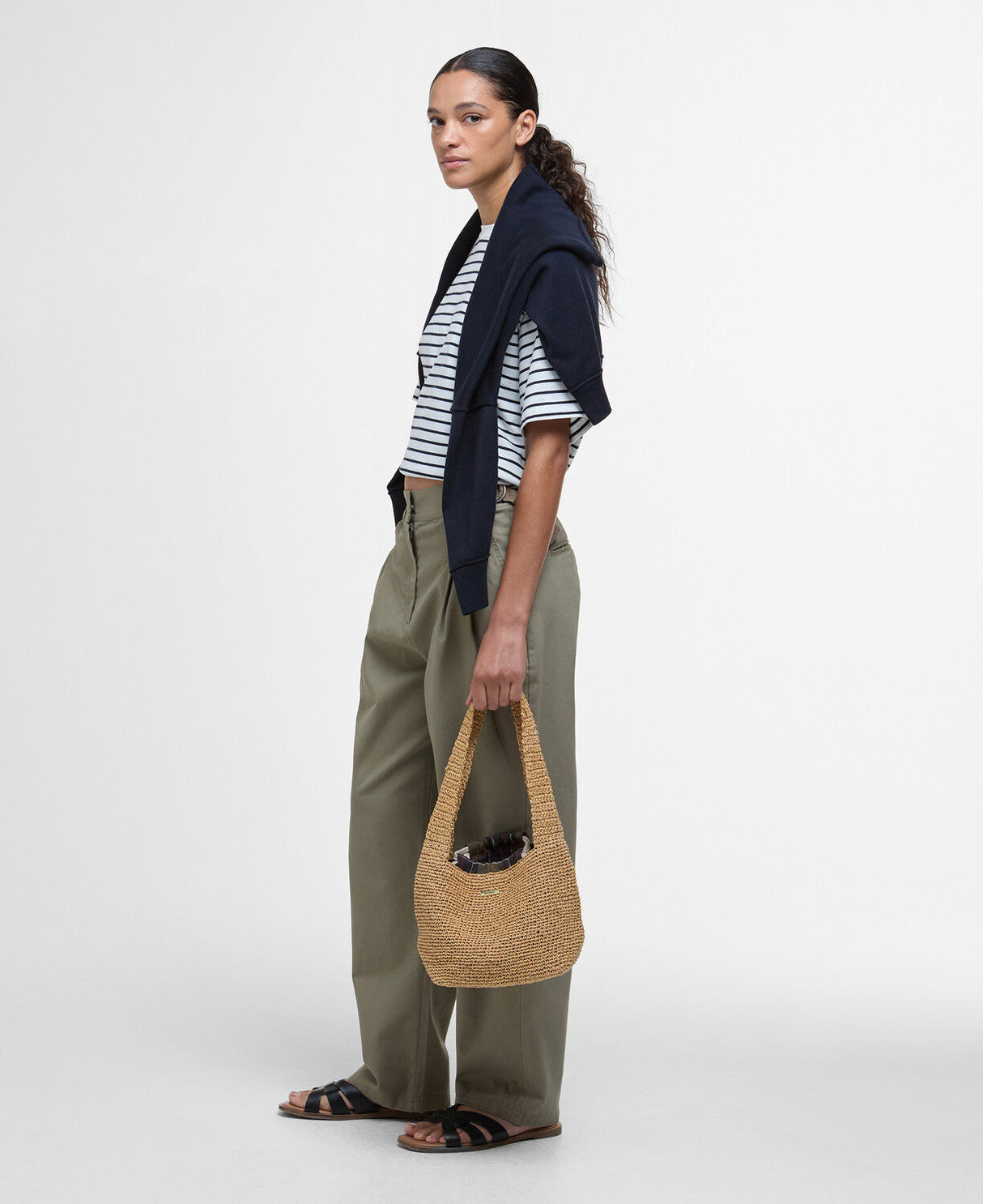 Barbour Amber Trousers - Dusky Green