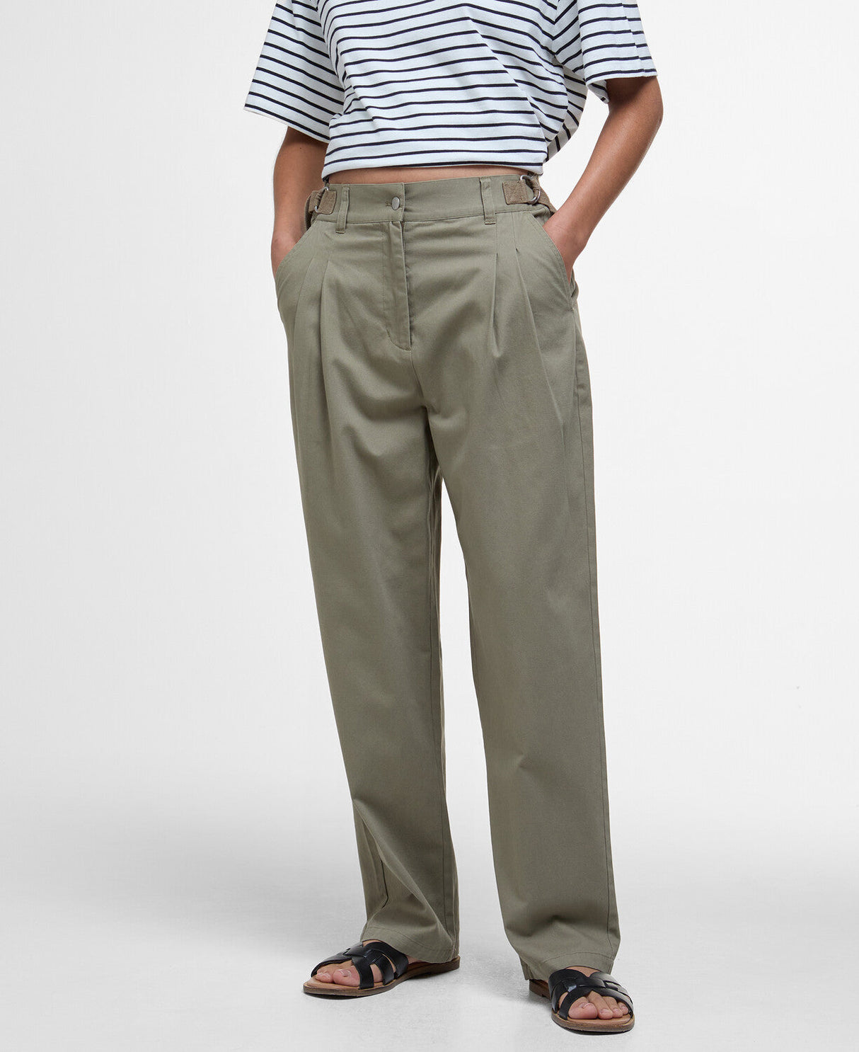 Barbour Amber Trousers - Dusky Green