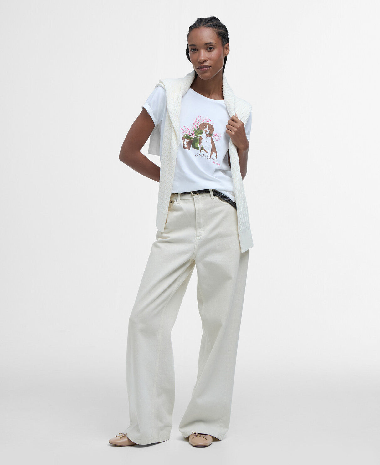 Barbour Bowland T-Shirt - White