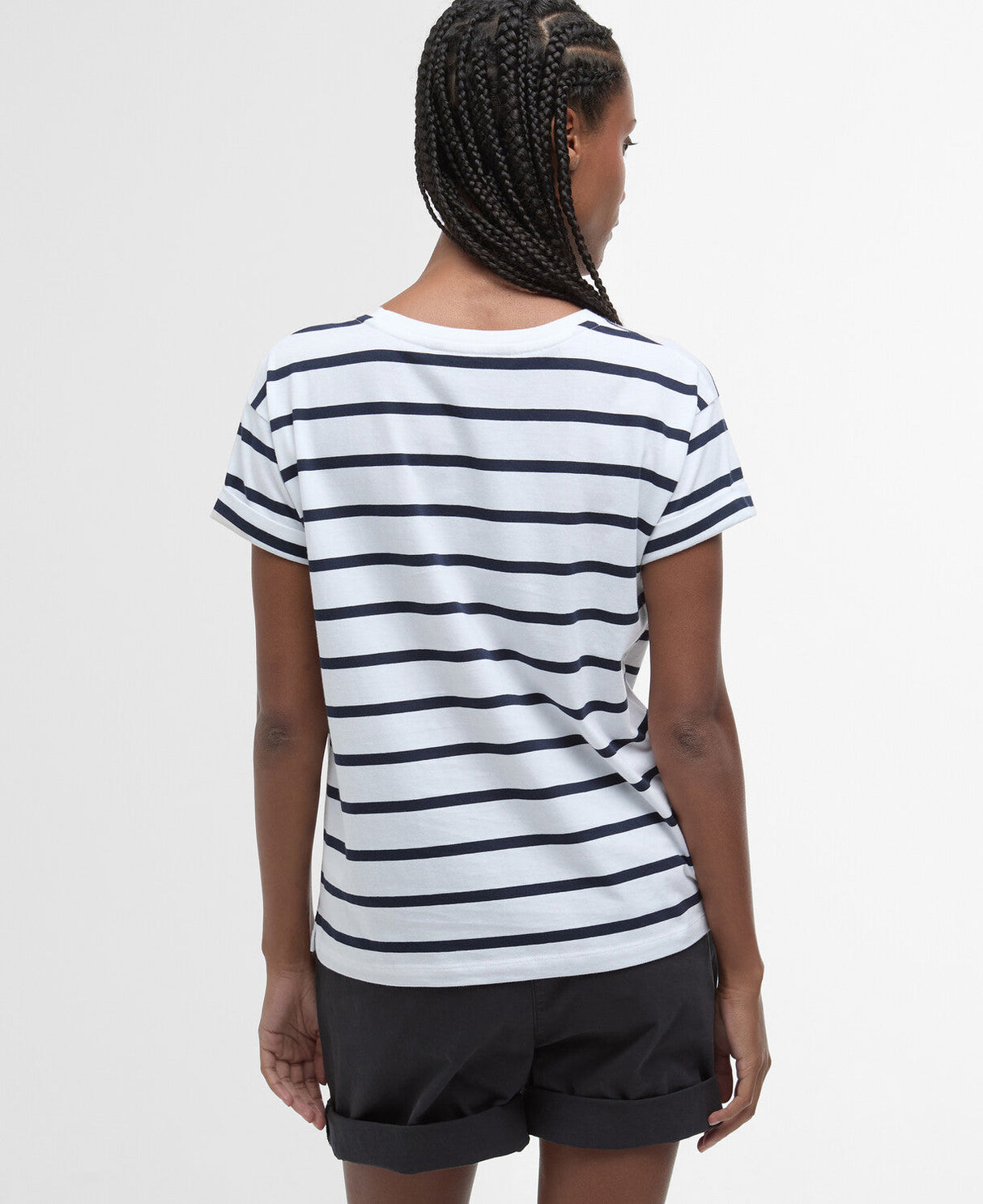 Barbour Otterburn Stripe T-Shirt - White/Navy