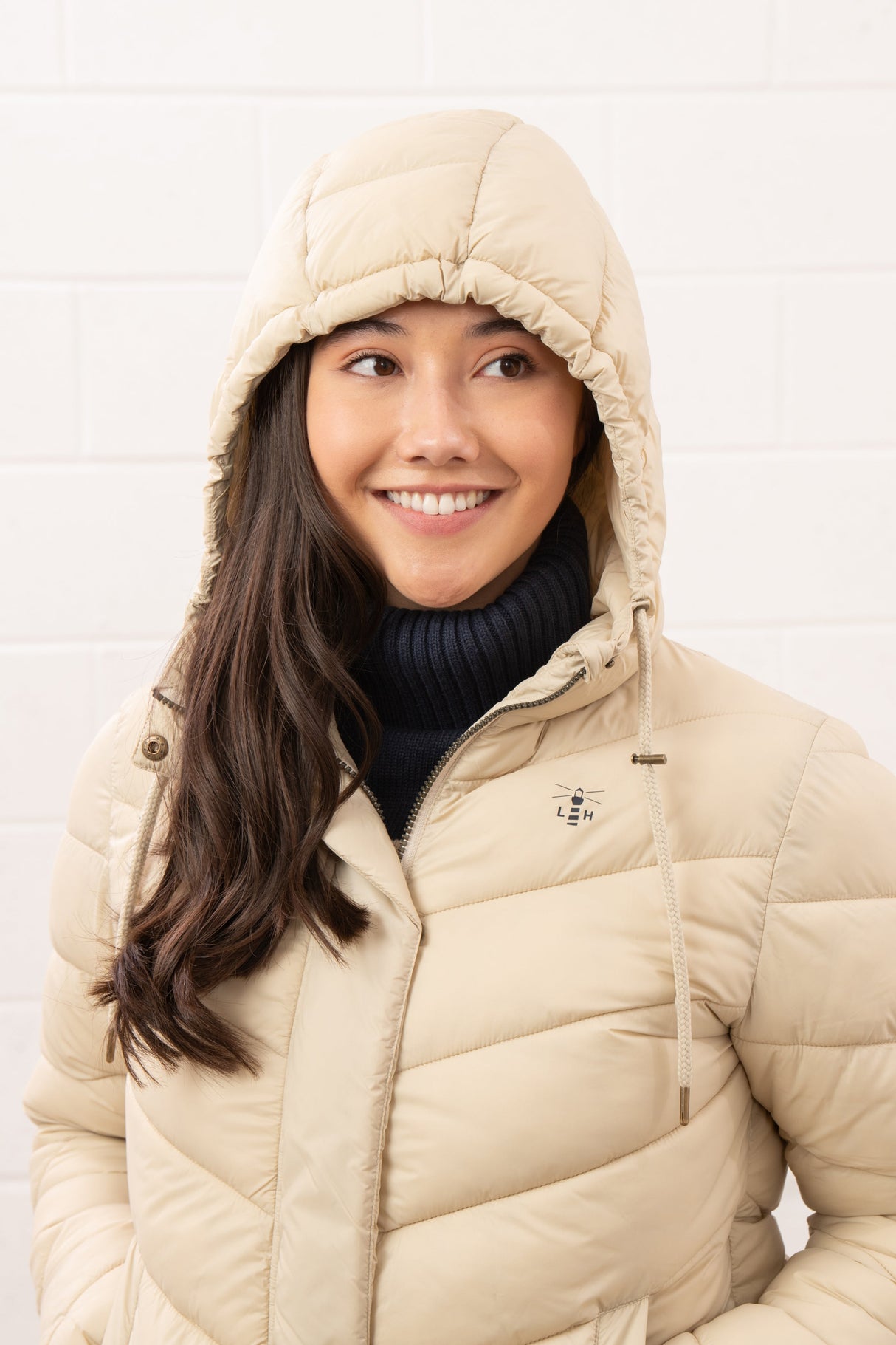 Lighthouse Laurel Ladies Coat - Cream