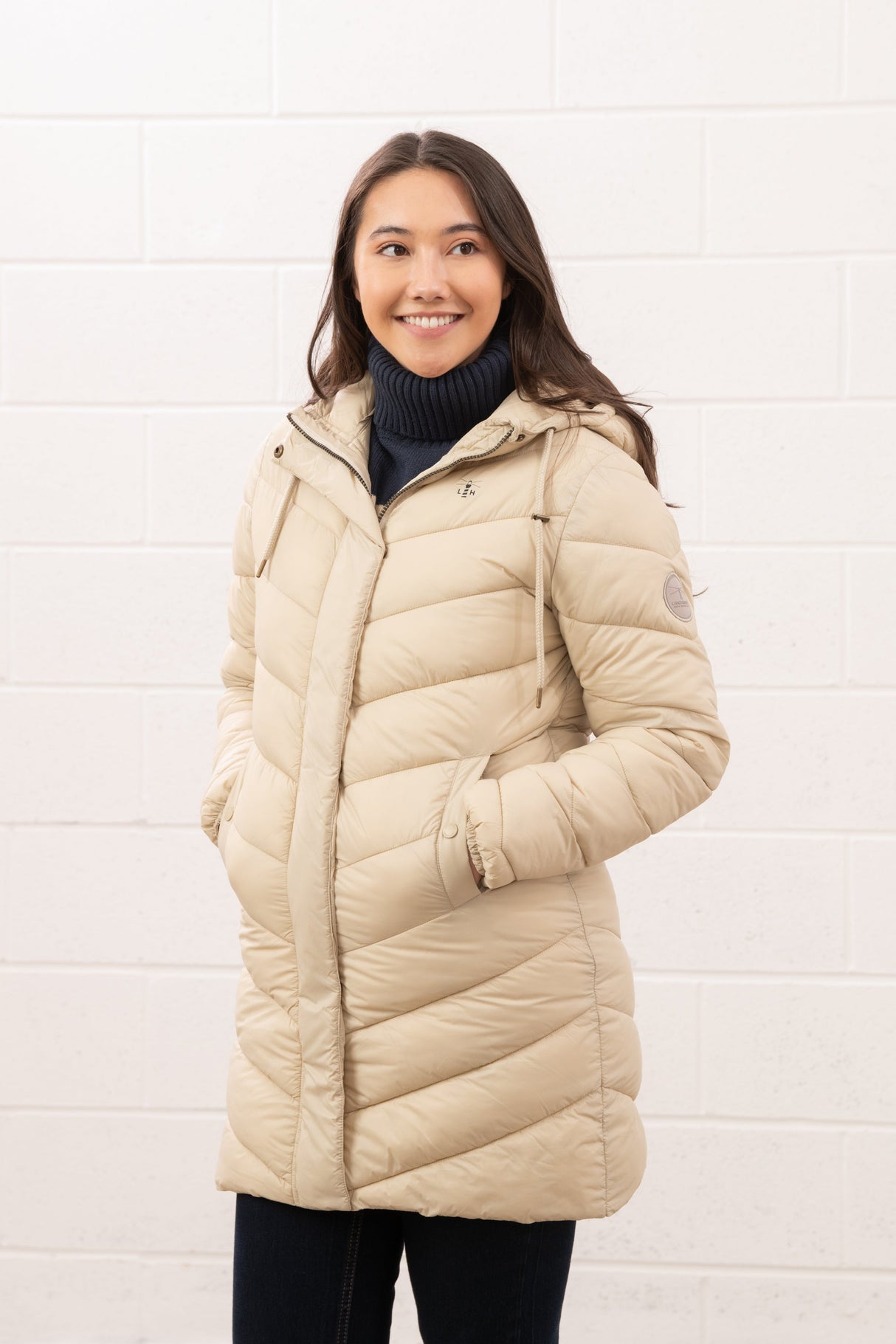 Lighthouse Laurel Ladies Coat - Cream