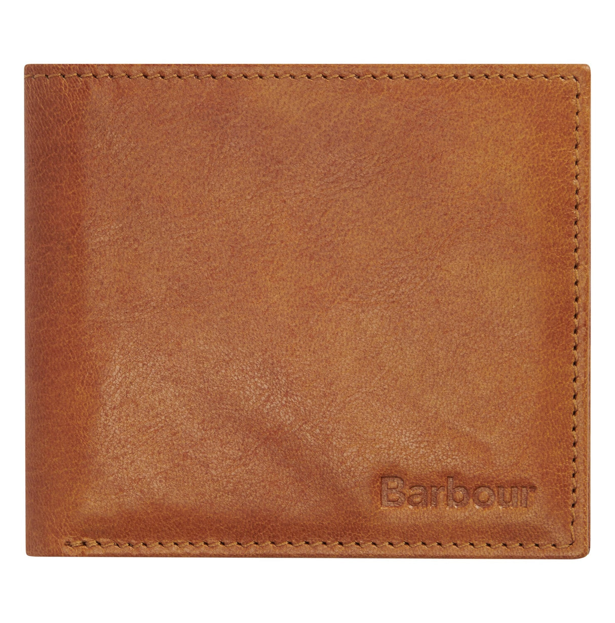 Barbour Beauly Leather Billfold Wallet - Caramel