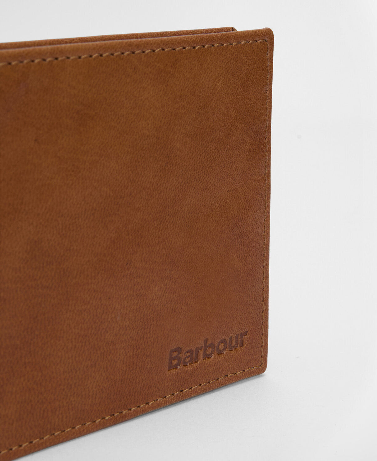 Barbour Beauly Leather Billfold Wallet - Caramel