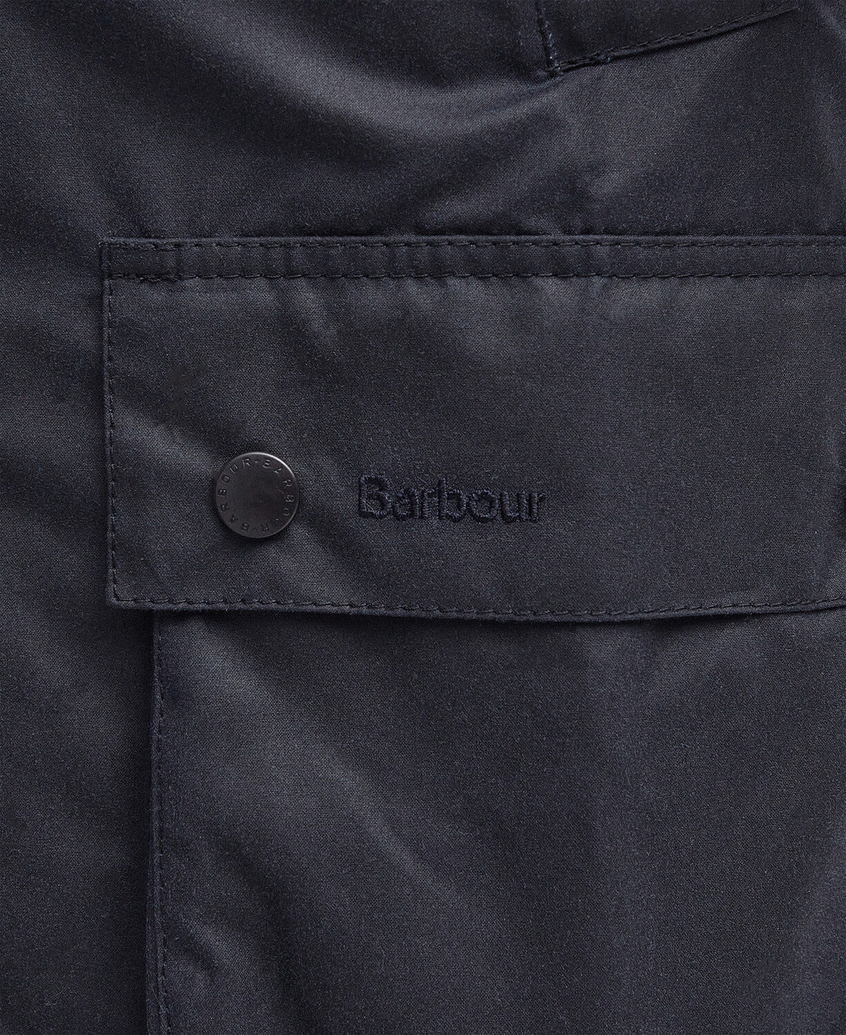 Barbour Ashby Wax Jacket - Navy