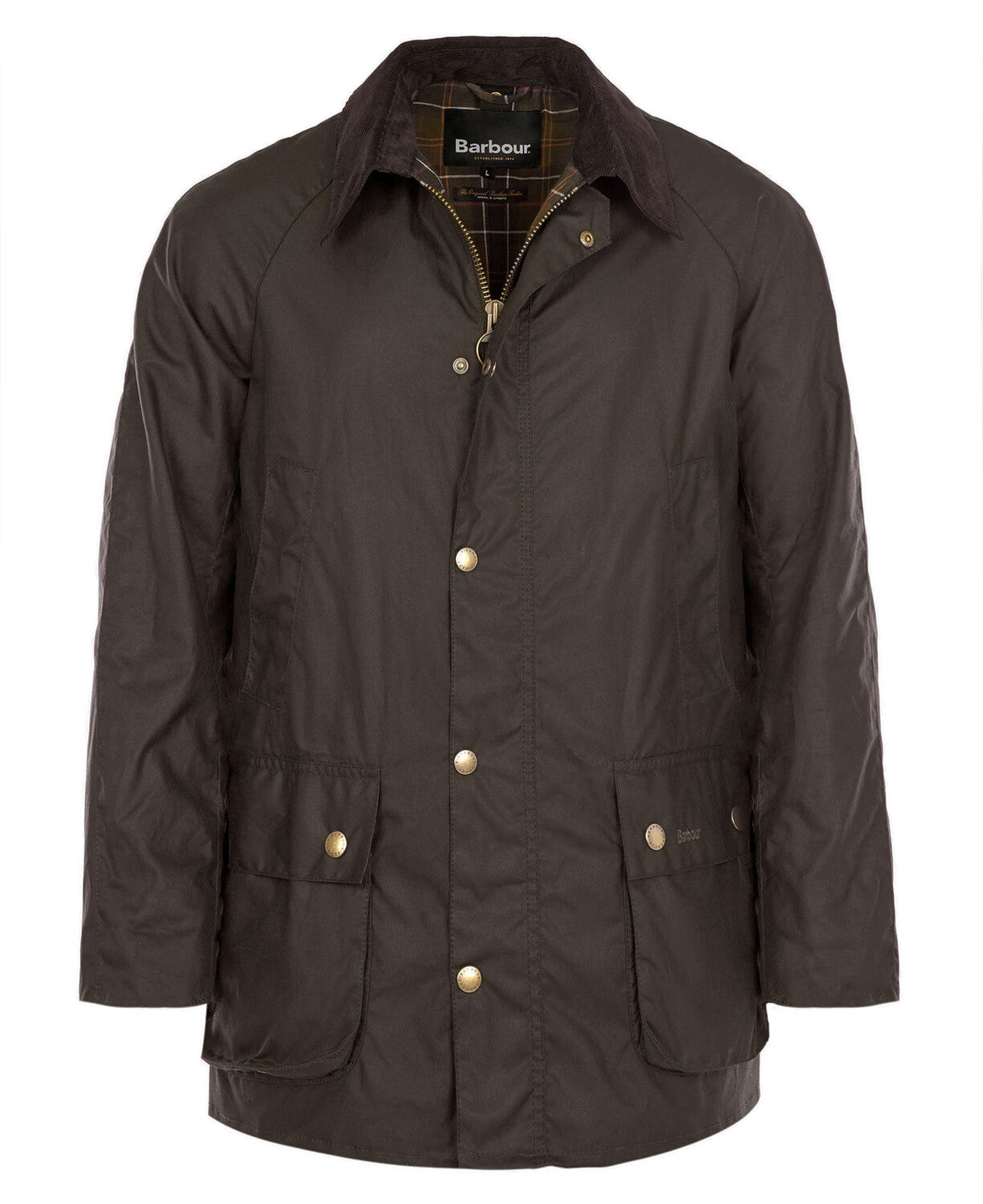 Barbour Ashby Wax Jacket - Olive