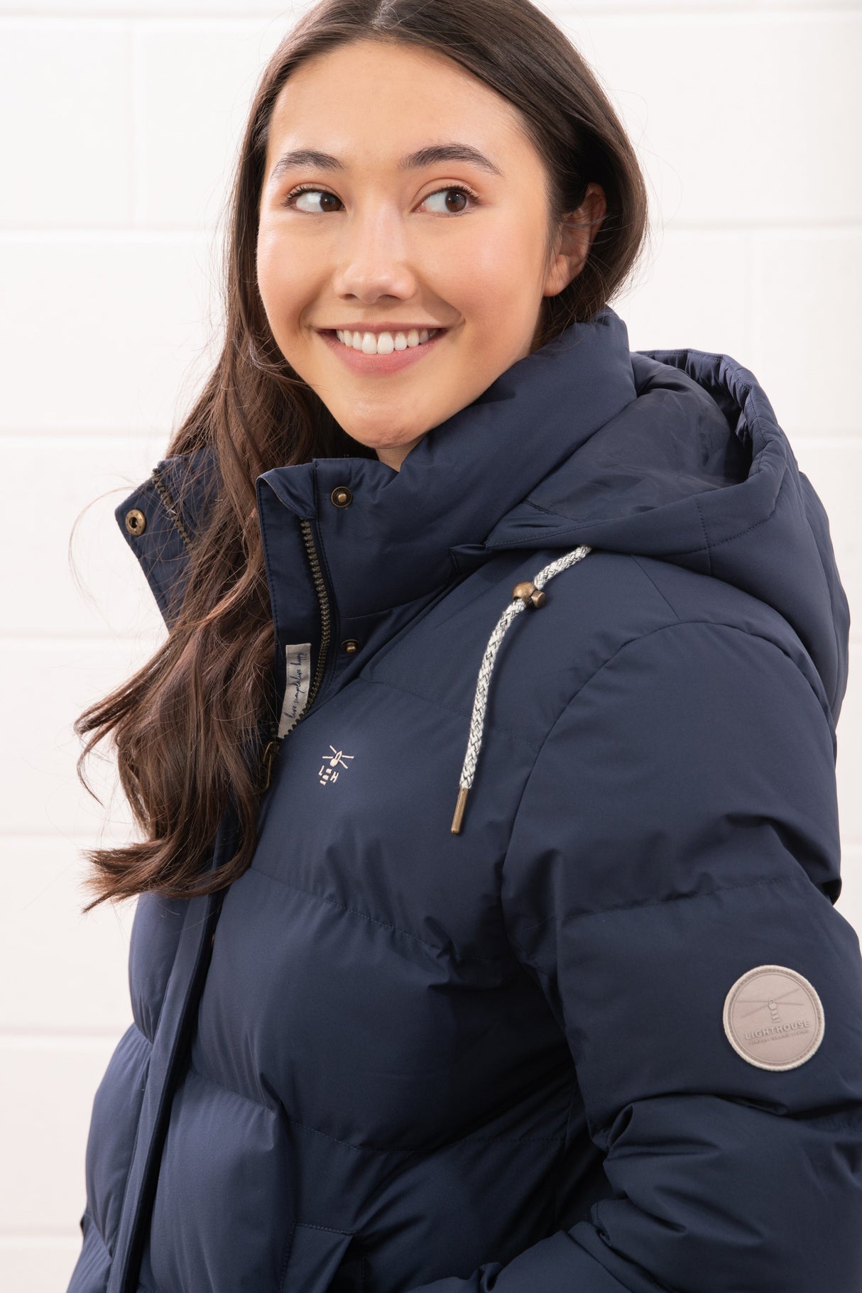 Lighthouse Margot Ladies Coat - Navy