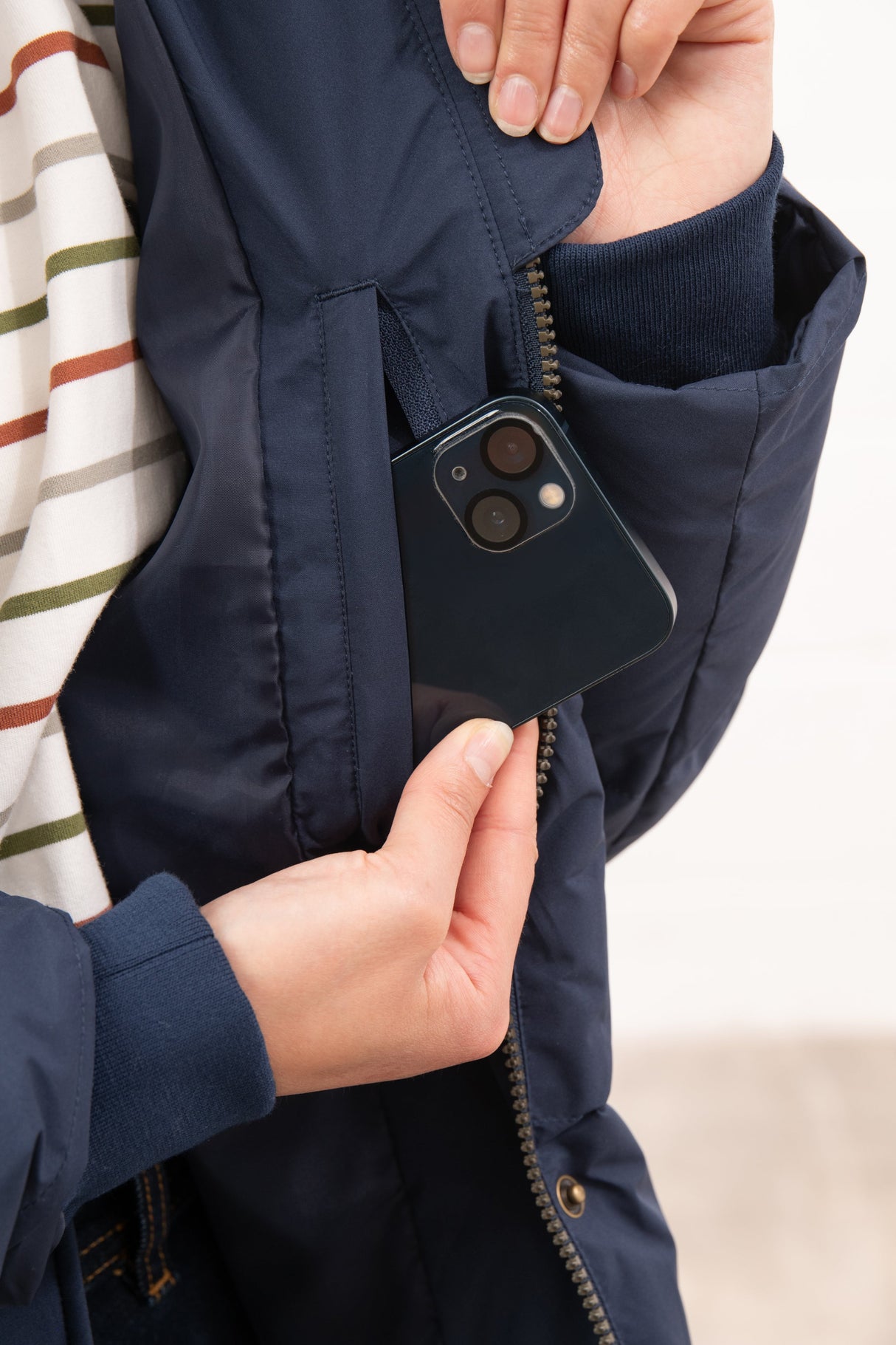 Lighthouse Margot Ladies Coat - Navy