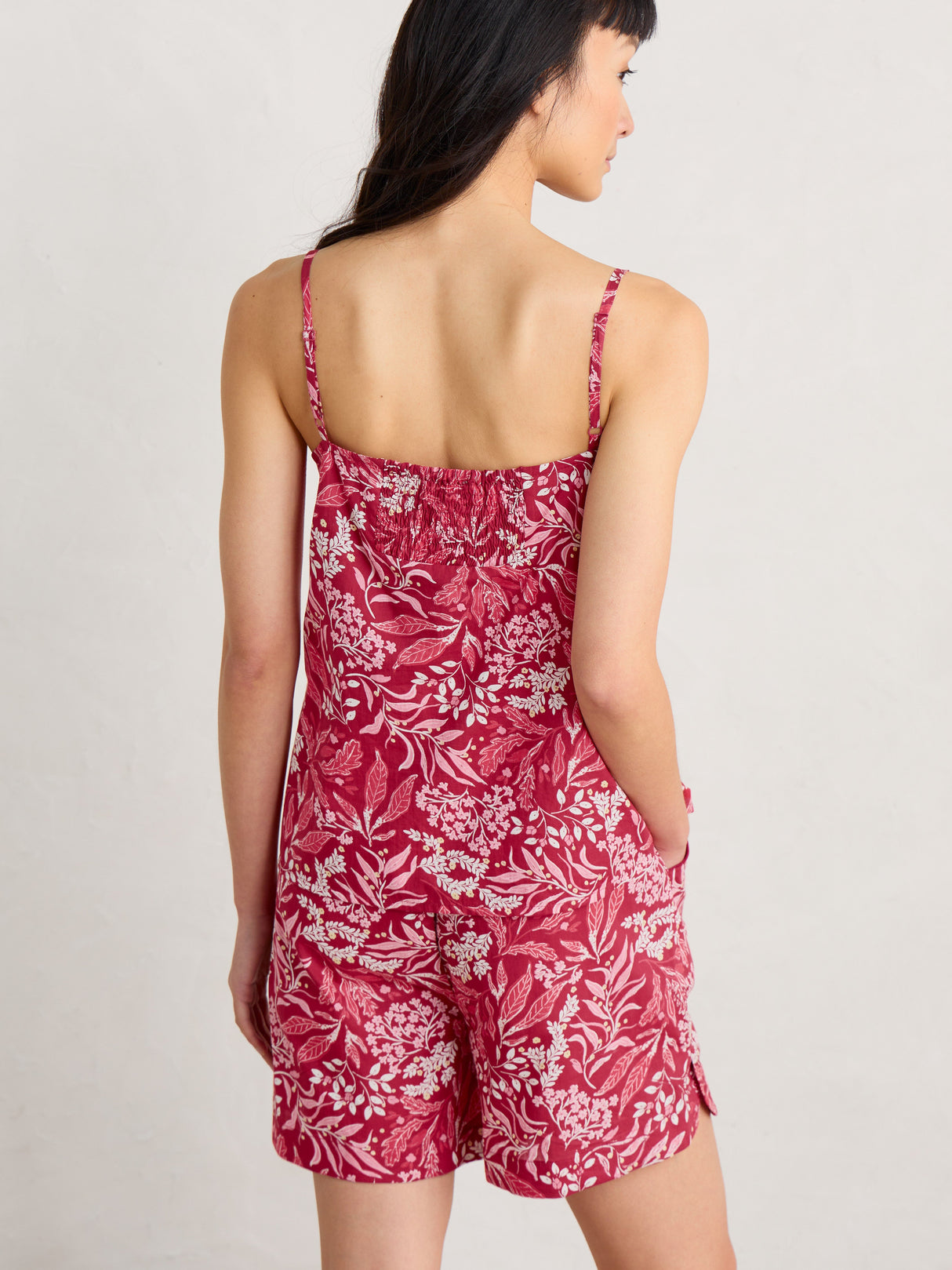 Seasalt Moonflower Pyjama Set - Riverbed Floral Mainsail