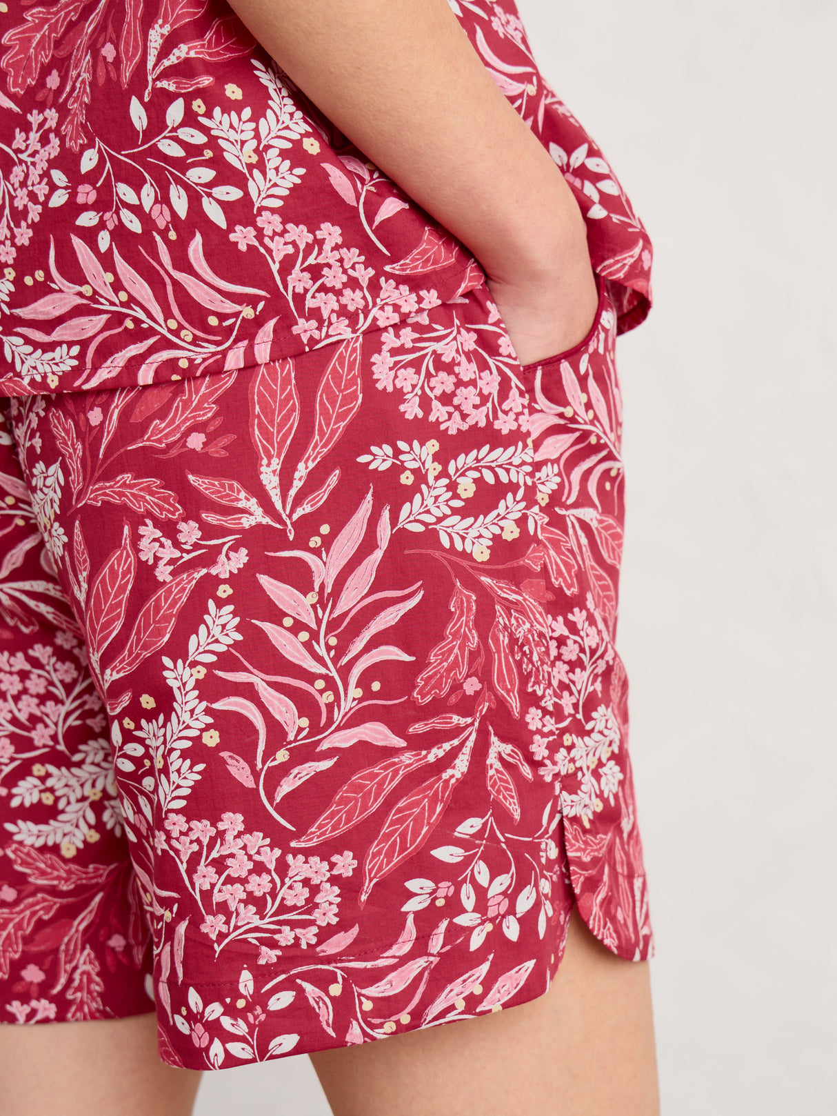 Seasalt Moonflower Pyjama Set - Riverbed Floral Mainsail